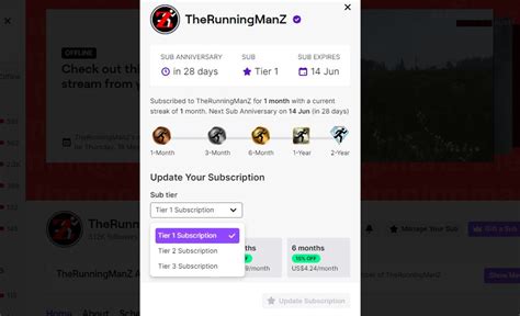 manage twitch subscriptions|Subscriptions